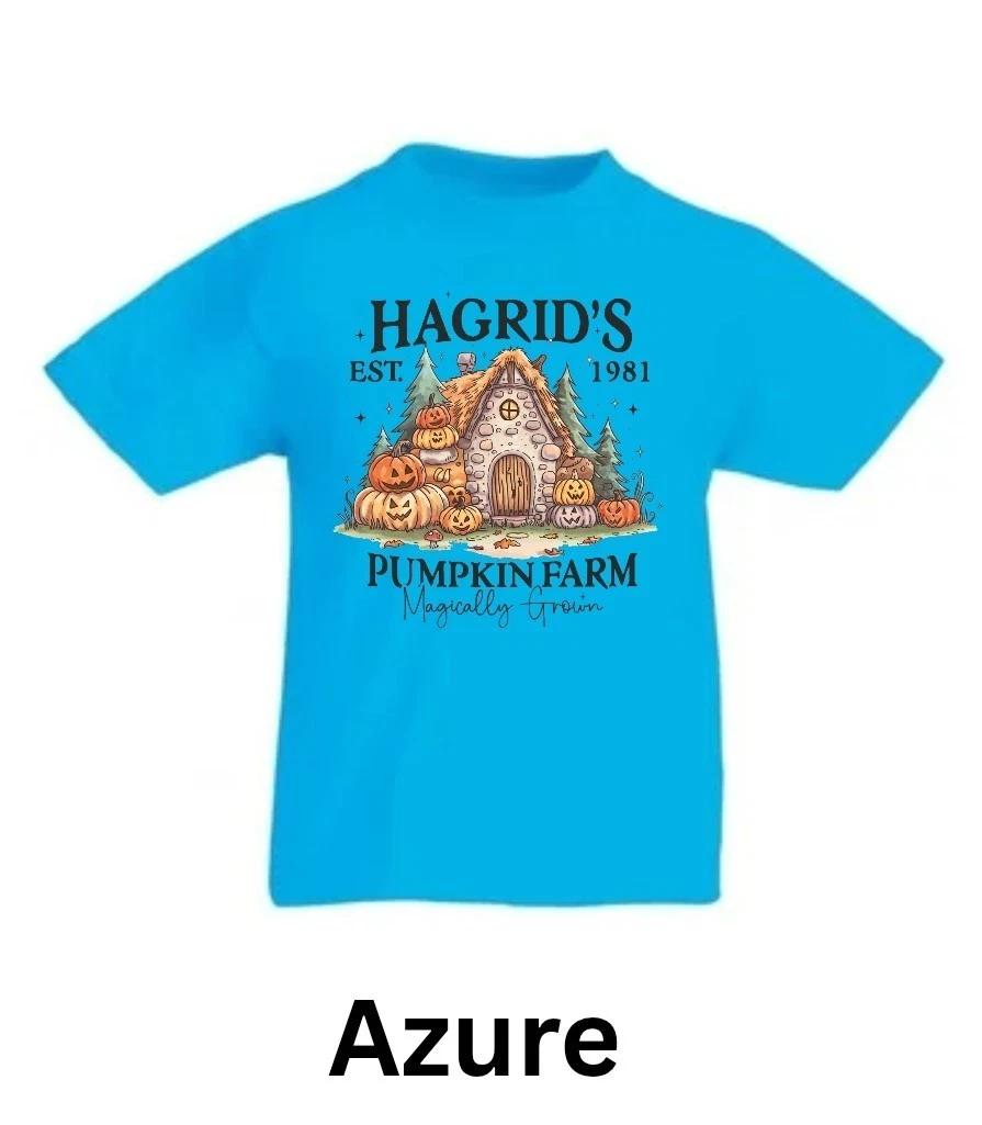 Halloween Hagrids pumpkin patch kids T-shirt in various sizes and colours 100
Halloween Hagrids pumpkin patch kids T-shirt in various sizes and colours 100