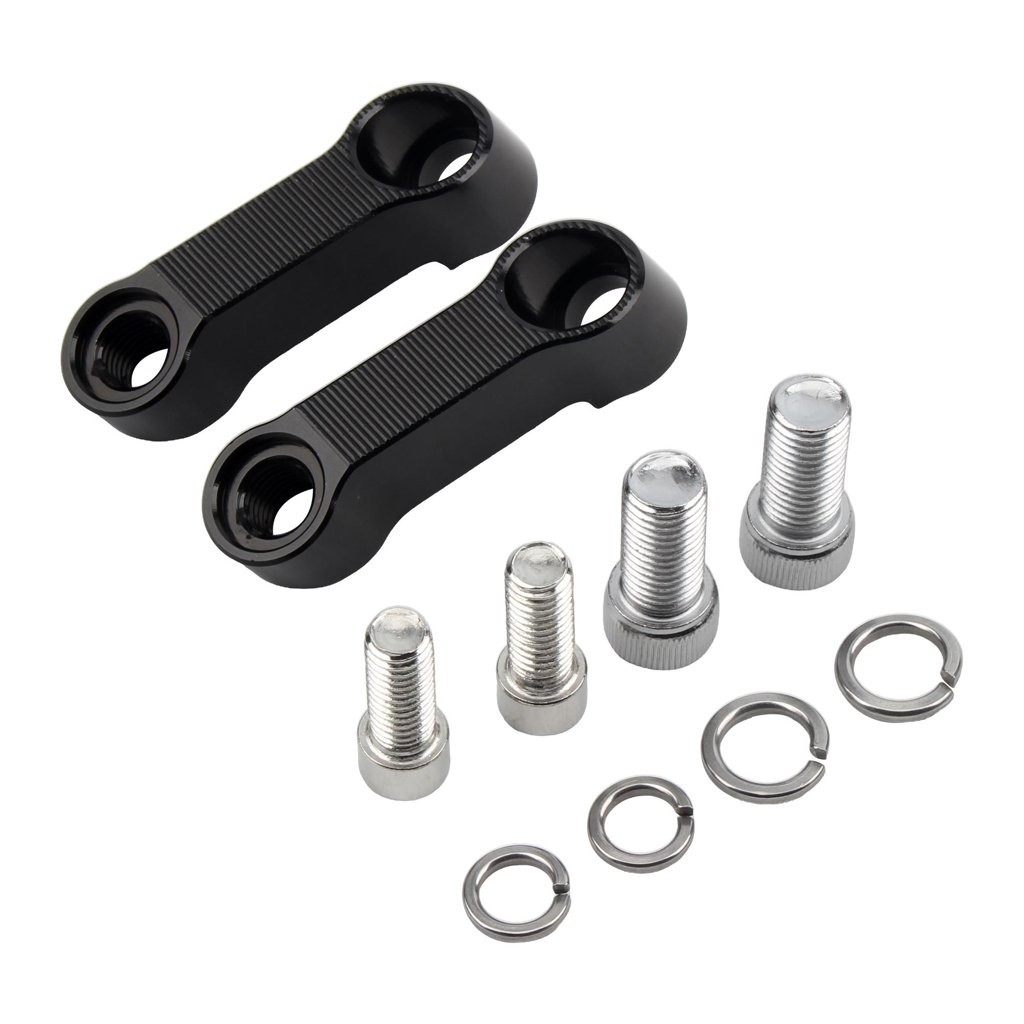 Motorcycle Modification Accessories Rearview Mirrors Extension Universal Adapter Aluminum Alloy Base Screw Bracket Motor bike чорний
Motorcycle Modification Accessories Rearview Mirrors Extension Universal Adapter Aluminum Alloy Base Screw Bracket Motor bike чорний