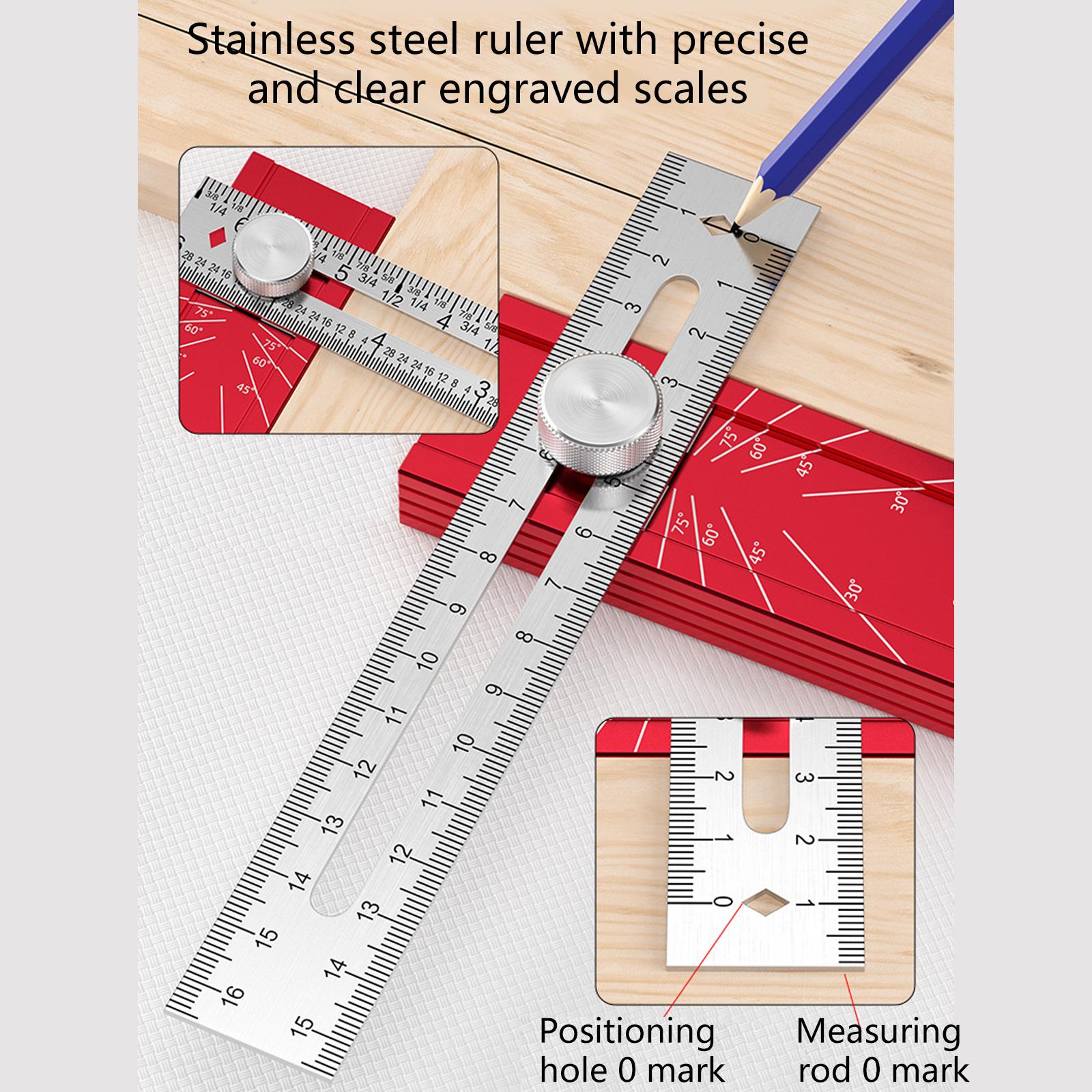 Folding Angle Gauge Multifunctional Woodworking Positioning Ruler Multi Specification Marking Ruler Depth Measurement 1
Folding Angle Gauge Multifunctional Woodworking Positioning Ruler Multi Specification Marking Ruler Depth Measurement 1