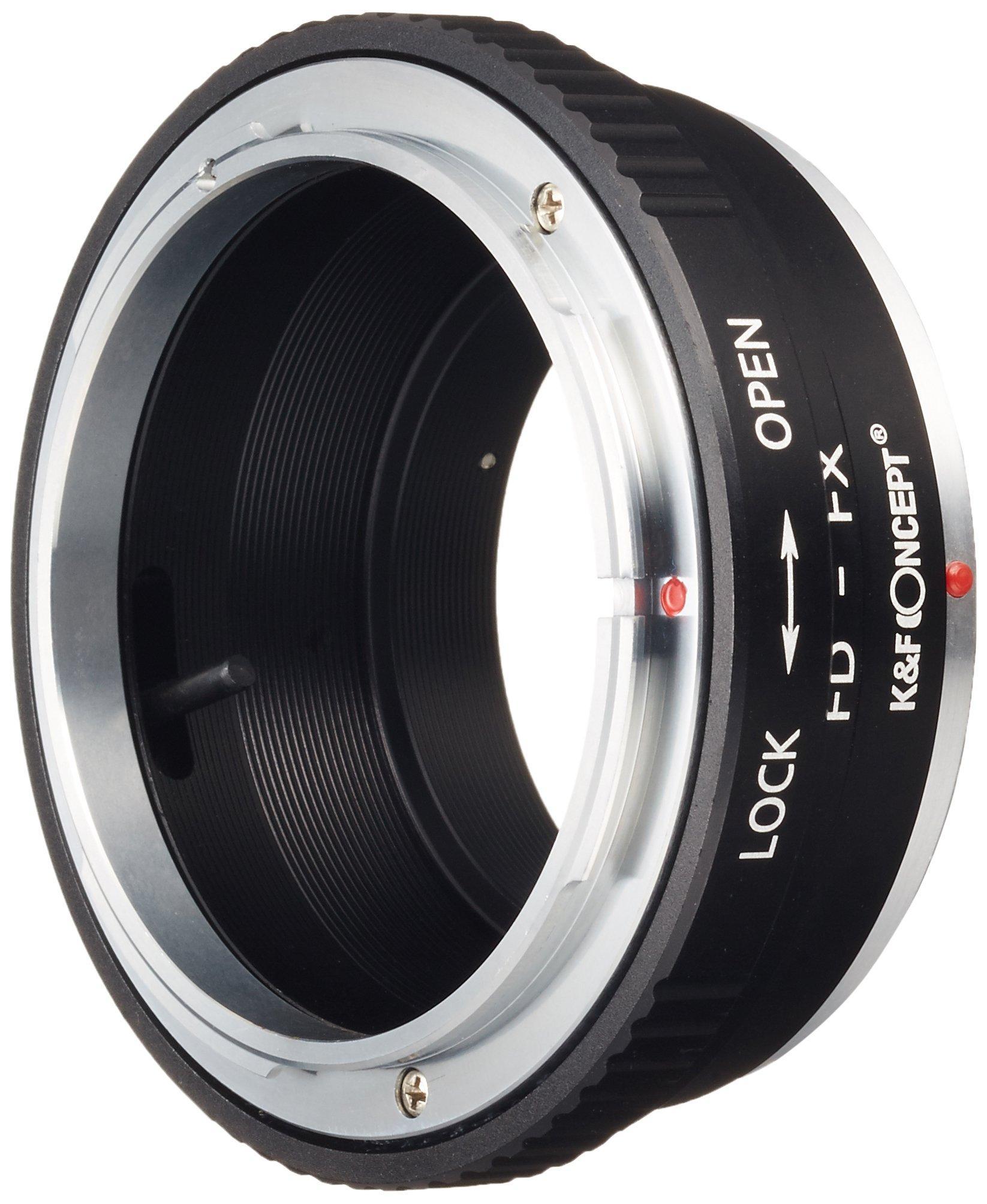 Concept Lens Mount Adapter FD Mount Lens to Fujifilm X Mount with Aperture Ring K&F KF-FDX (Canon Conversion)
Concept Lens Mount Adapter FD Mount Lens to Fujifilm X Mount with Aperture Ring K&F KF-FDX (Canon Conversion)