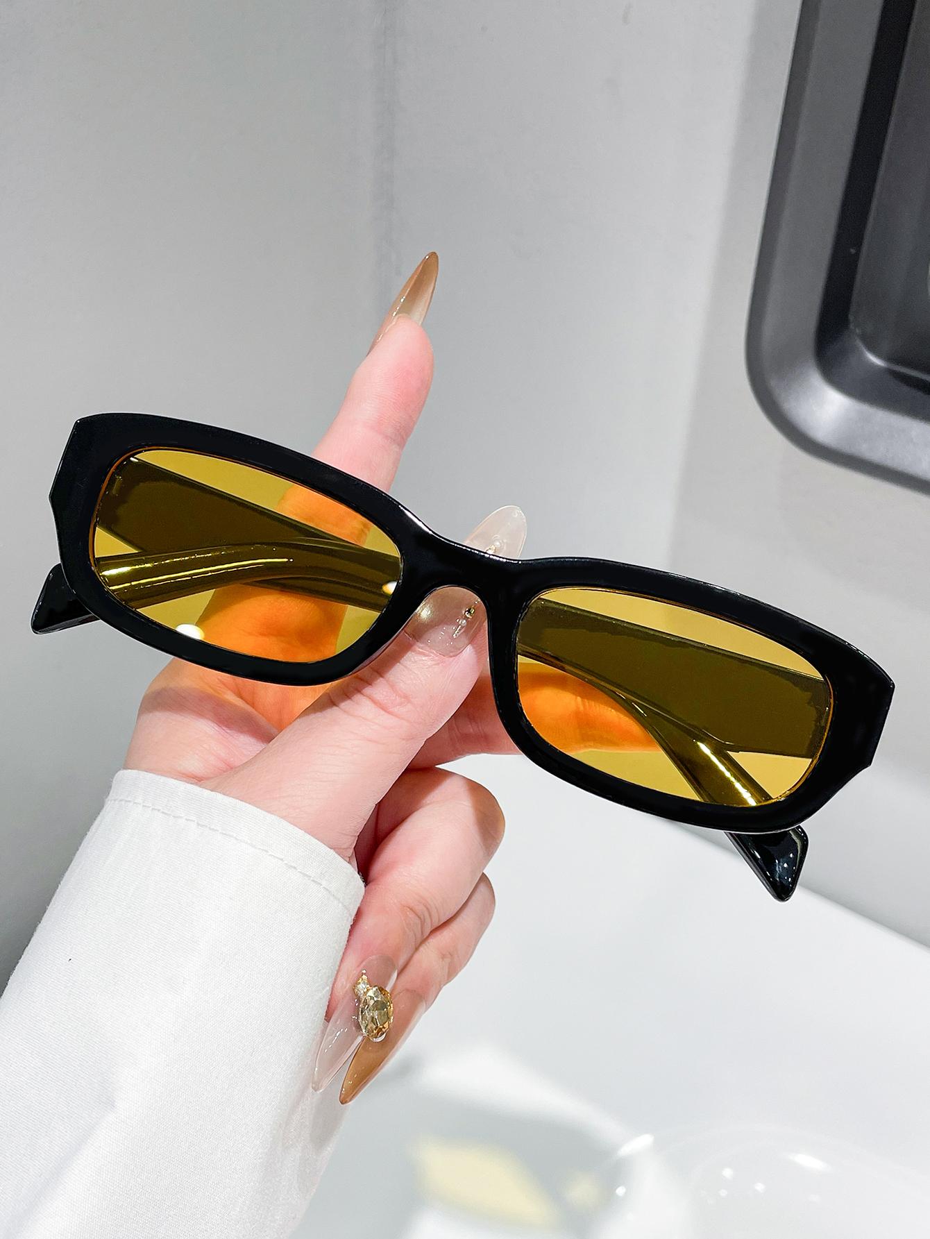 Simplified Retro Solid Color Rectangle Fashion Glasses Suitable for Daily Wear Street Photography And Driving жёлтый
Simplified Retro Solid Color Rectangle Fashion Glasses Suitable for Daily Wear Street Photography And Driving жёлтый