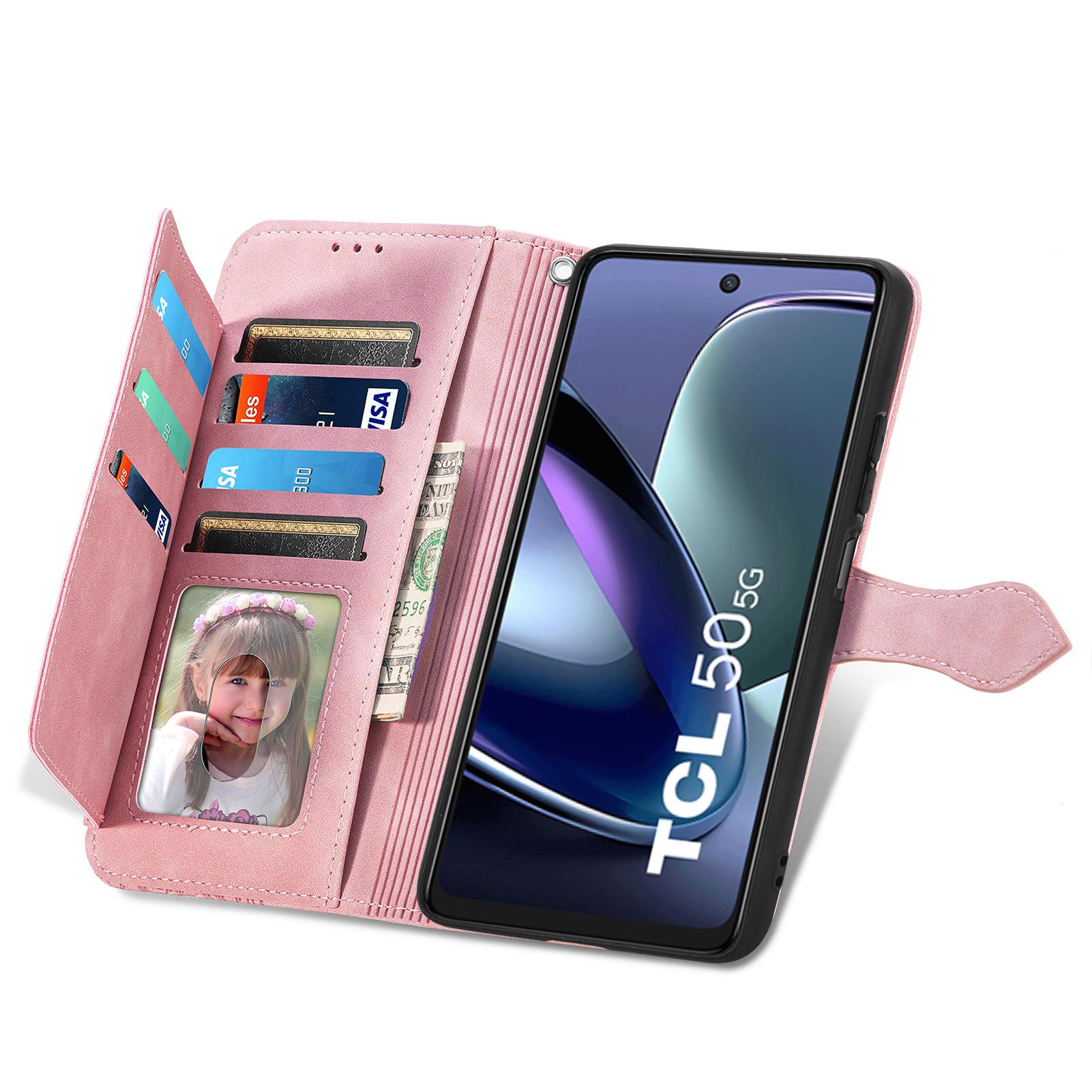 For TCL 50 5G Zipper Wallet Case with Strap Flower Imprint PU Leather Phone Cover Brown
For TCL 50 5G Zipper Wallet Case with Strap Flower Imprint PU Leather Phone Cover Brown