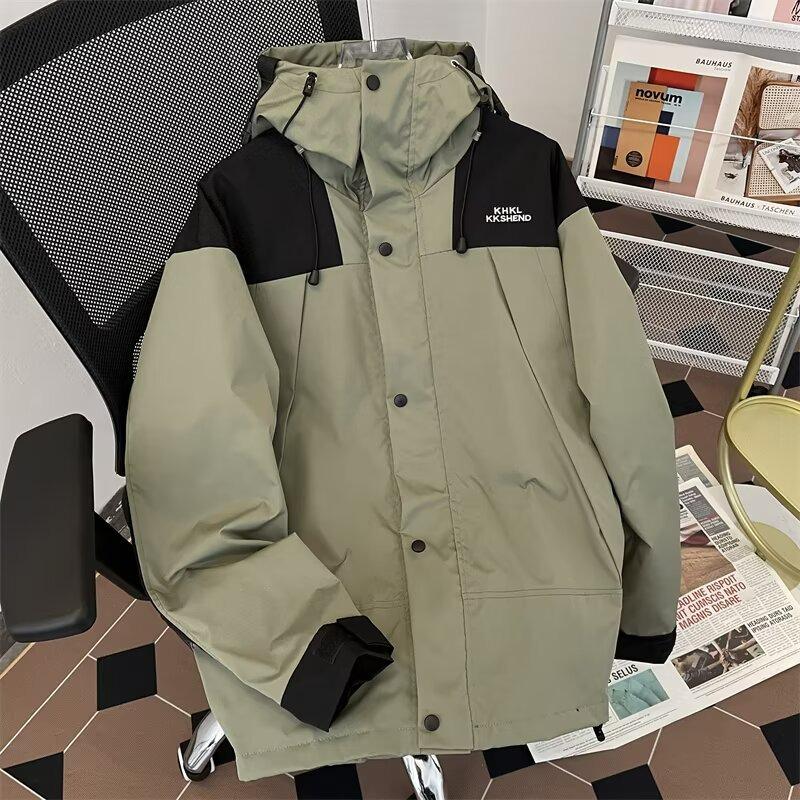 Unisex Vintage Stand Collar Hooded Windbreaker: Waterproof & Windproof Autumn Jacket XL армія зелений колір
Unisex Vintage Stand Collar Hooded Windbreaker: Waterproof & Windproof Autumn Jacket XL армія зелений колір