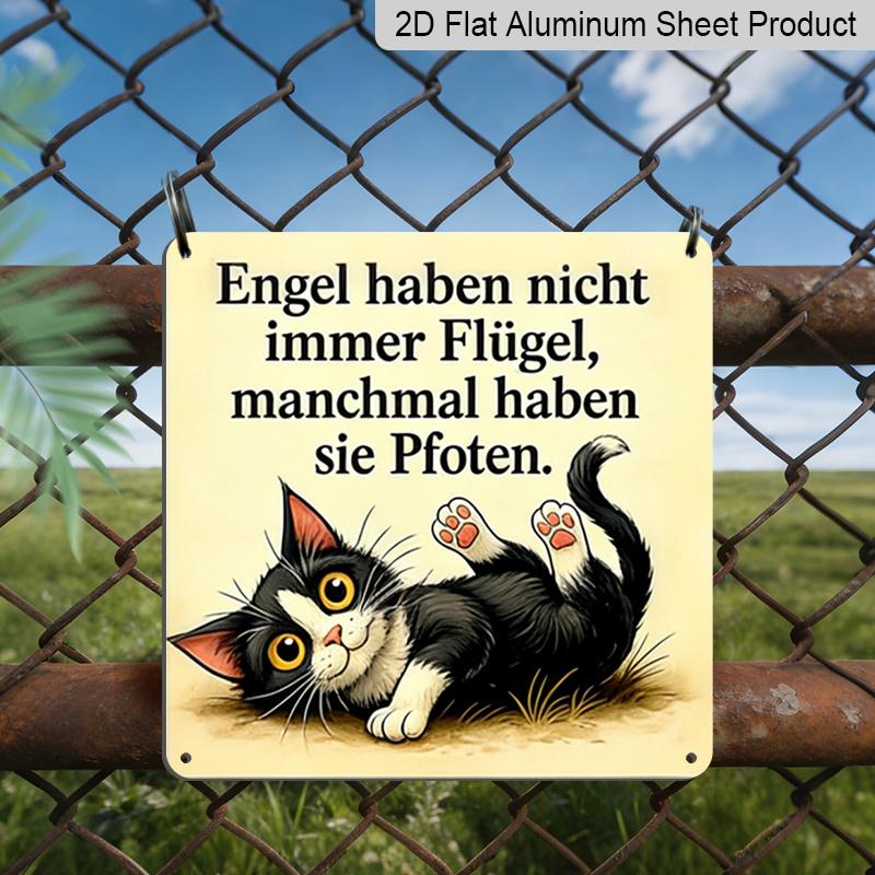 2D Flat -1pc, Retro Aluminum Sign, Decorative Plaque and Ornament, Cat-Themed, Cute Style, Vintage Home Decor Sign, Suitable for Bedroom, Living 20*20cm
2D Flat -1pc, Retro Aluminum Sign, Decorative Plaque and Ornament, Cat-Themed, Cute Style, Vintage Home Decor Sign, Suitable for Bedroom, Living 20*20cm