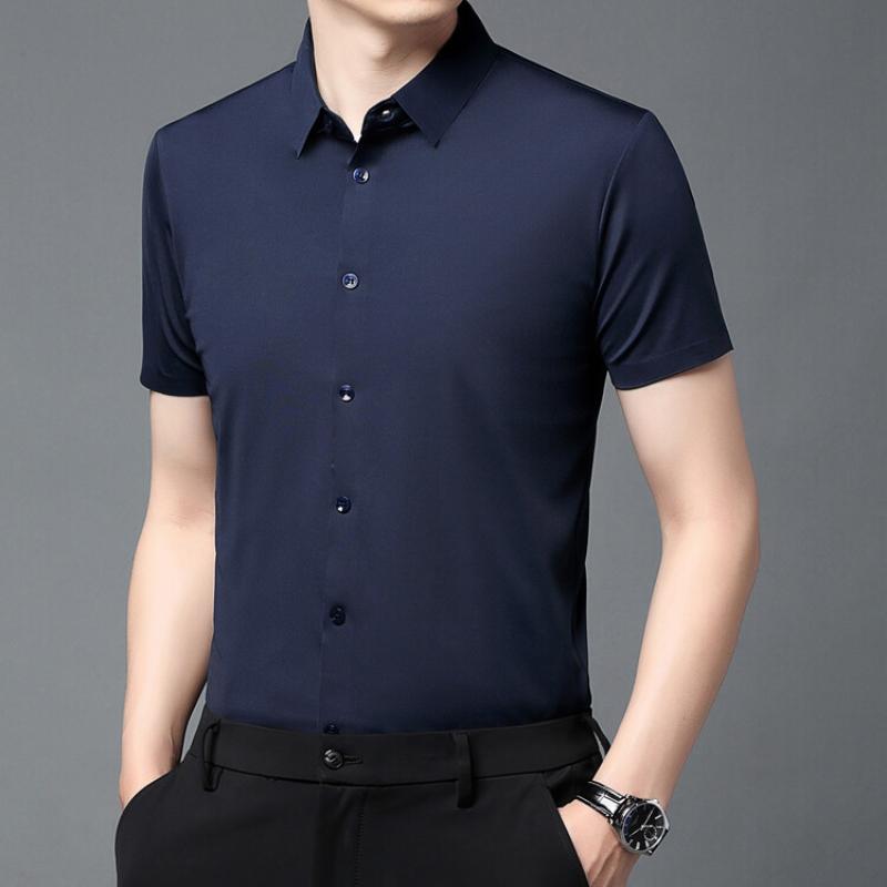 Men s Ultra Stretch Short Sleeve Shirt Business Casual Breathable Stretchable Abrasion-Resistant Solid Color Short Sleeve Shirt 4XL
Men s Ultra Stretch Short Sleeve Shirt Business Casual Breathable Stretchable Abrasion-Resistant Solid Color Short Sleeve Shirt 4XL