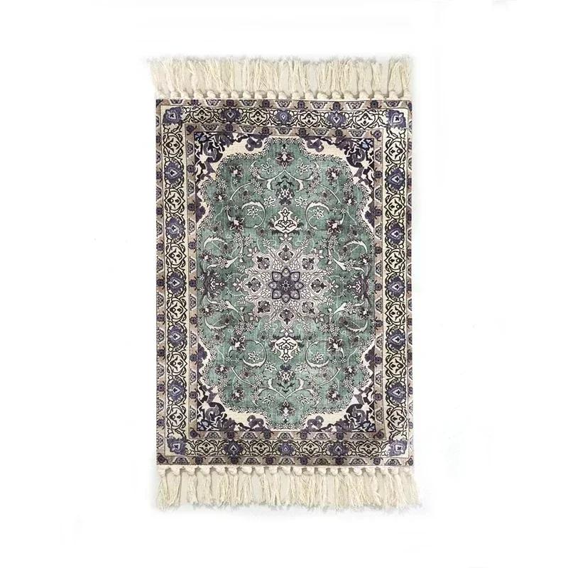 Persian Style Hand-Knotted Floor Mat With Tassels Retro Ethnic Geometric Printed Area Rugs Kitchen Bedroom Bath Non-Slip Carpet 58x87 and 2x10CM
Persian Style Hand-Knotted Floor Mat With Tassels Retro Ethnic Geometric Printed Area Rugs Kitchen Bedroom Bath Non-Slip Carpet 58x87 and 2x10CM