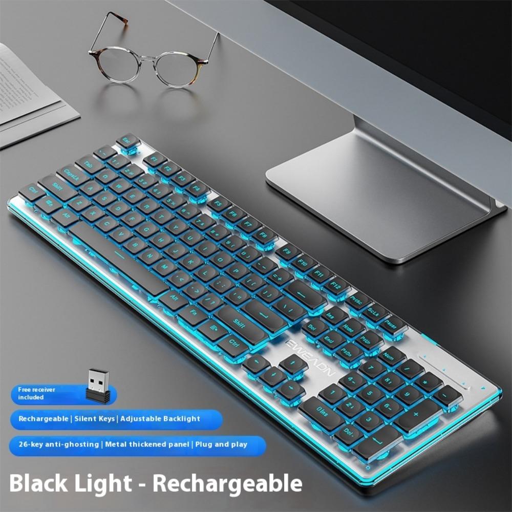 Wireless Keyboard and Mouse Set, Silent Ultra-thin High-value Game Computer Office Machinery Feel
Wireless Keyboard and Mouse Set, Silent Ultra-thin High-value Game Computer Office Machinery Feel