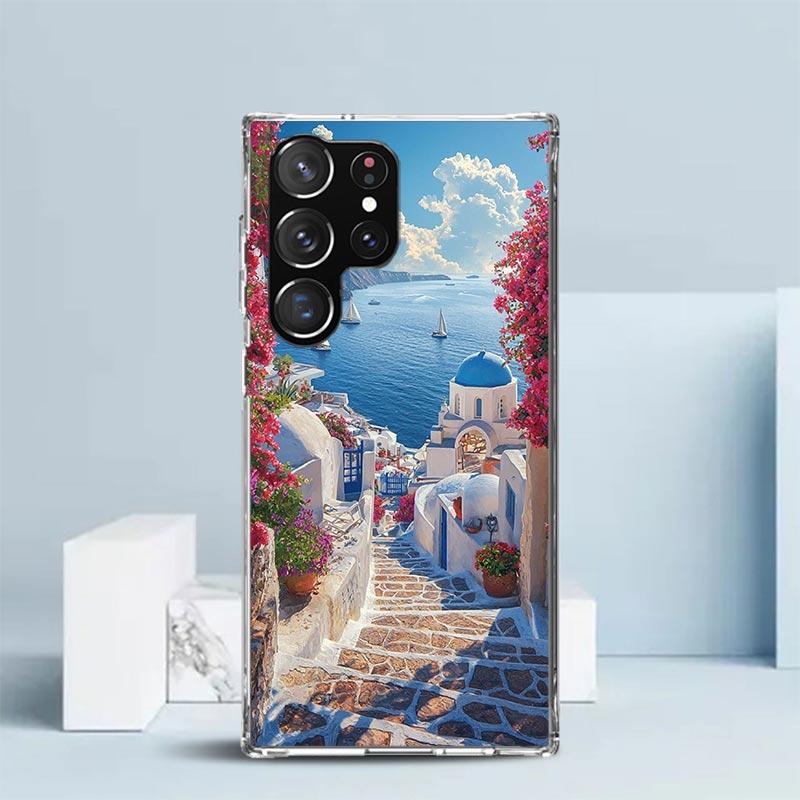 Greece In Summer Santorini Soft Cover for Samsung Galaxy S25 Edge S26 S24 S23 Ultra Phone Case S22 S21 Plus S20 FE Print Pattern Samsung S26 Ultra
Greece In Summer Santorini Soft Cover for Samsung Galaxy S25 Edge S26 S24 S23 Ultra Phone Case S22 S21 Plus S20 FE Print Pattern Samsung S26 Ultra