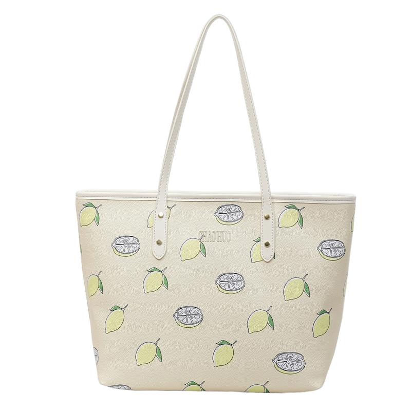 Large Capacity High Quality Persality Color Matching Tote Bags 2026 Fashi New Fruits Pattern PU Shoulder Bags for Women жовтий
Large Capacity High Quality Persality Color Matching Tote Bags 2026 Fashi New Fruits Pattern PU Shoulder Bags for Women жовтий