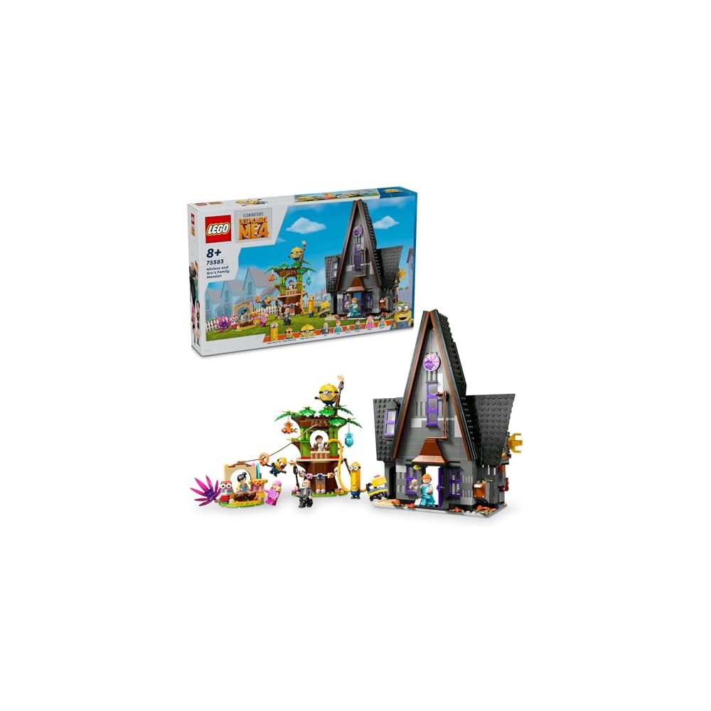 LEGO Minions Gru s Family House Building Set 75583 for Kids Age 8+ Creative Play Toy
LEGO Minions Gru s Family House Building Set 75583 for Kids Age 8+ Creative Play Toy