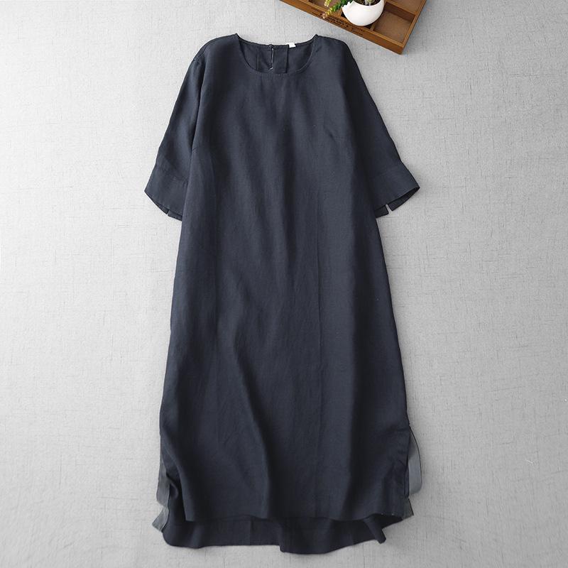 2025 Summer Loose Fit Ultra-Long Sleeve Round Neck Dress with 3D Cutting L
2025 Summer Loose Fit Ultra-Long Sleeve Round Neck Dress with 3D Cutting L