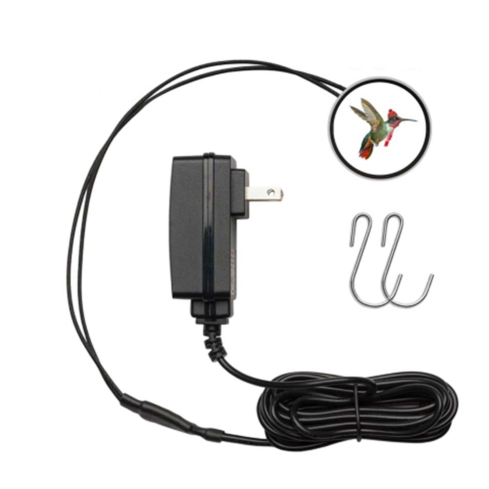 Hummingbird Feeder Heater with Power Adapter and Hooks for Preventing Nectar Freezing during Cold Weather Suitable for Outdoor Use
Hummingbird Feeder Heater with Power Adapter and Hooks for Preventing Nectar Freezing during Cold Weather Suitable for Outdoor Use