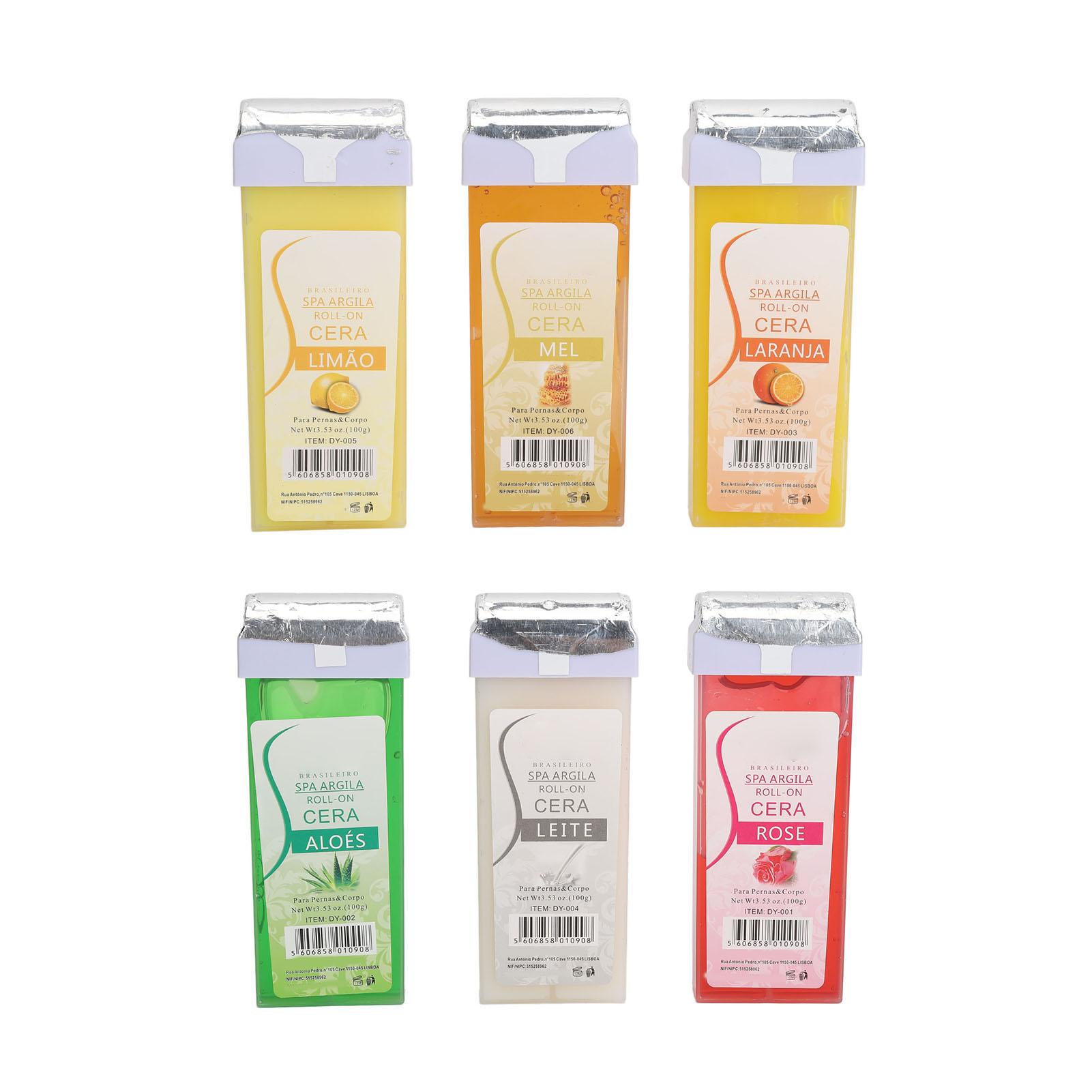 6pcs Hair Removal Wax Strong Viscosity Roll On Depilatory Wax for Arm Leg Armpit 100g
6pcs Hair Removal Wax Strong Viscosity Roll On Depilatory Wax for Arm Leg Armpit 100g