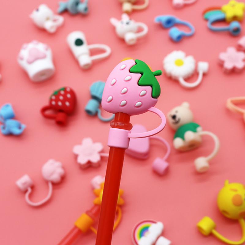 Silicone Cartoon Straw Tips Eco-friendly Safe 6-8mm Drinking Dust Cap For Kids Splash Proof Plugs Cover Creative Cup Accessories
Silicone Cartoon Straw Tips Eco-friendly Safe 6-8mm Drinking Dust Cap For Kids Splash Proof Plugs Cover Creative Cup Accessories