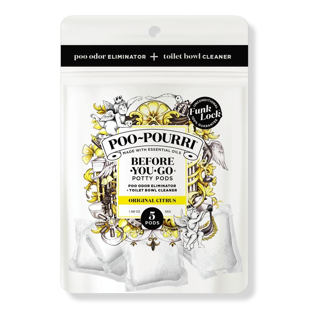 Poo Pourri Original Citrus Potty Pods 5 карат Мешочек Before You Go туалетные стручки 5 карат
Poo Pourri Original Citrus Potty Pods 5 карат Мешочек Before You Go туалетные стручки 5 карат