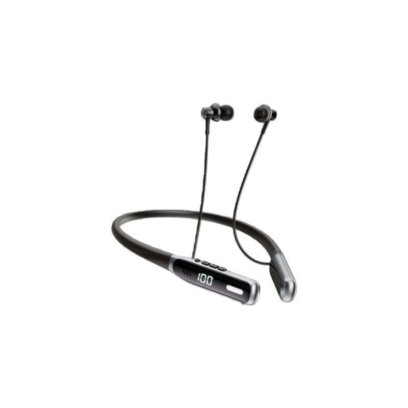 Newmine G1 Sports Bluetooth Neckband Headphones, Wireless, Noise Reduction, Semi-In Ear, Long Battery Life, Black
Newmine G1 Sports Bluetooth Neckband Headphones, Wireless, Noise Reduction, Semi-In Ear, Long Battery Life, Black