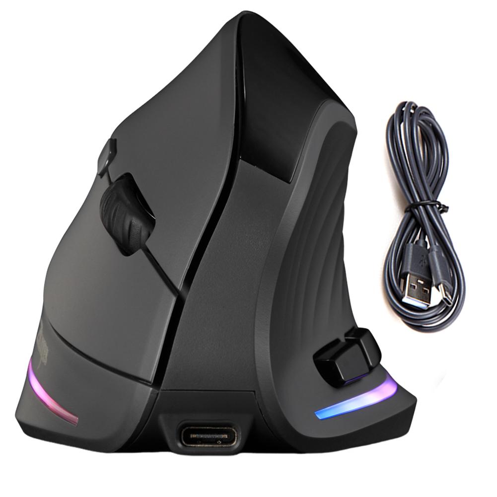 Ergonomic Mouse Tri-Mode BT+2.4GHz+Wired Vertical Mouse Wireless Vertical Ergonomic Optical Mouse for Laptop Desktop PC Macbook чорний
Ergonomic Mouse Tri-Mode BT+2.4GHz+Wired Vertical Mouse Wireless Vertical Ergonomic Optical Mouse for Laptop Desktop PC Macbook чорний