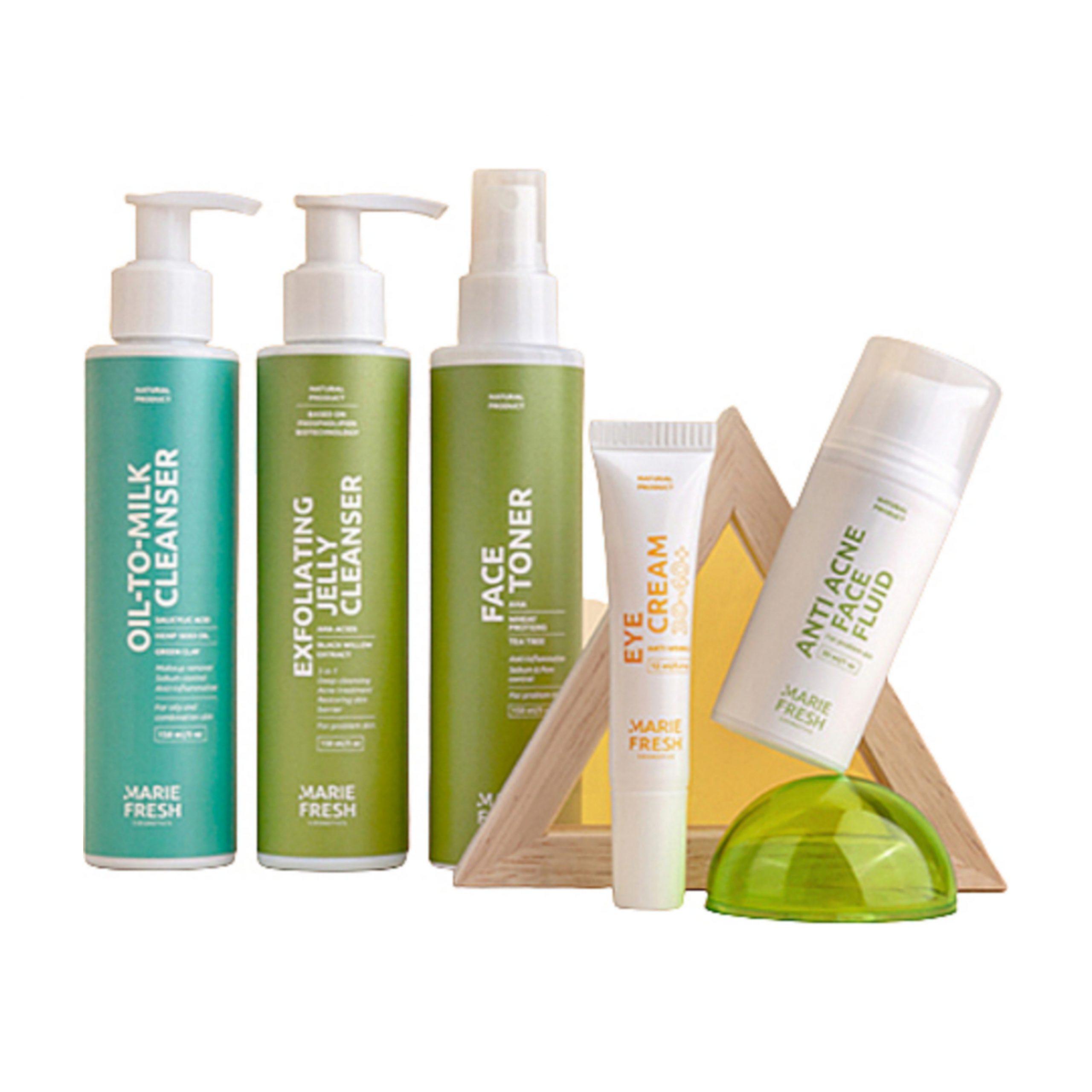 Комплектний догляд за зрілою проблемною шкірою Marie Fresh
Комплектний догляд за зрілою проблемною шкірою Marie Fresh