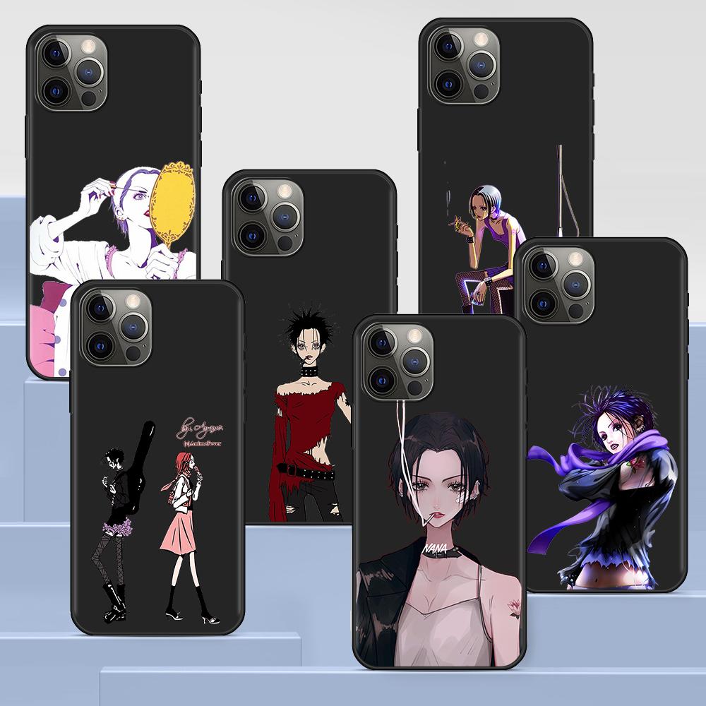 Phone Case for Apple iPhone 14 11 13 Pro Max 12 Mini XR 7 8 + SE 2020 XS 6 6s Plus Black Coque Anime Nana Osaki Silicone Cover 
Phone Case for Apple iPhone 14 11 13 Pro Max 12 Mini XR 7 8 + SE 2020 XS 6 6s Plus Black Coque Anime Nana Osaki Silicone Cover