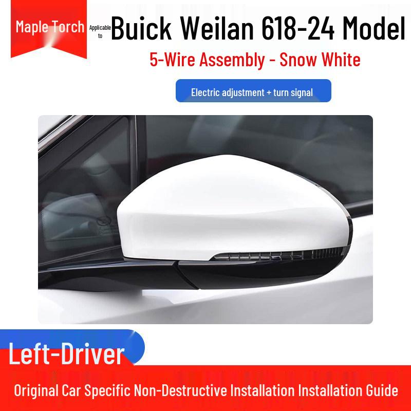 Rearview Mirror Assembly for 2018-2024 Buick Velite 6: Heated, Folding, Reversing - Left/Right
Rearview Mirror Assembly for 2018-2024 Buick Velite 6: Heated, Folding, Reversing - Left/Right