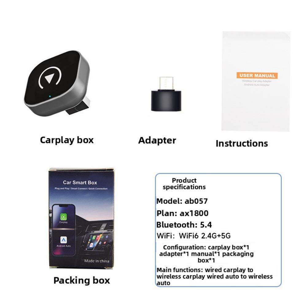 Беспроводной блок CarPlay Android Auto Smart 2 в 1 Модуль CarPlay для бесперебойного подключения gray-adapter
Беспроводной блок CarPlay Android Auto Smart 2 в 1 Модуль CarPlay для бесперебойного подключения gray-adapter