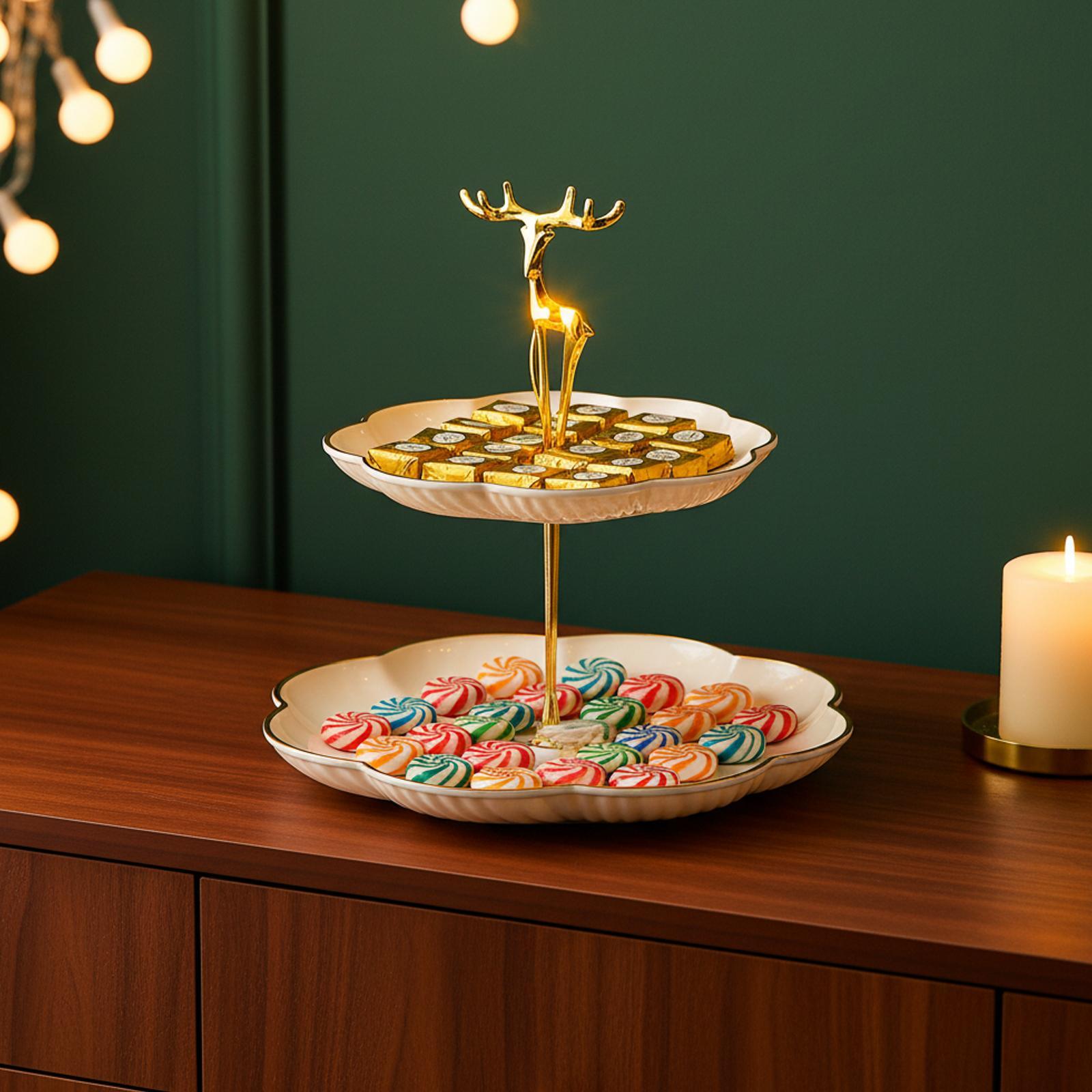 2 Tiers Cake Display Stand Multifunction Fruit Snack Plates Cookie Tray Rack Food Serving Platter Stand for Baby Shower Dessert жовтий
2 Tiers Cake Display Stand Multifunction Fruit Snack Plates Cookie Tray Rack Food Serving Platter Stand for Baby Shower Dessert жовтий