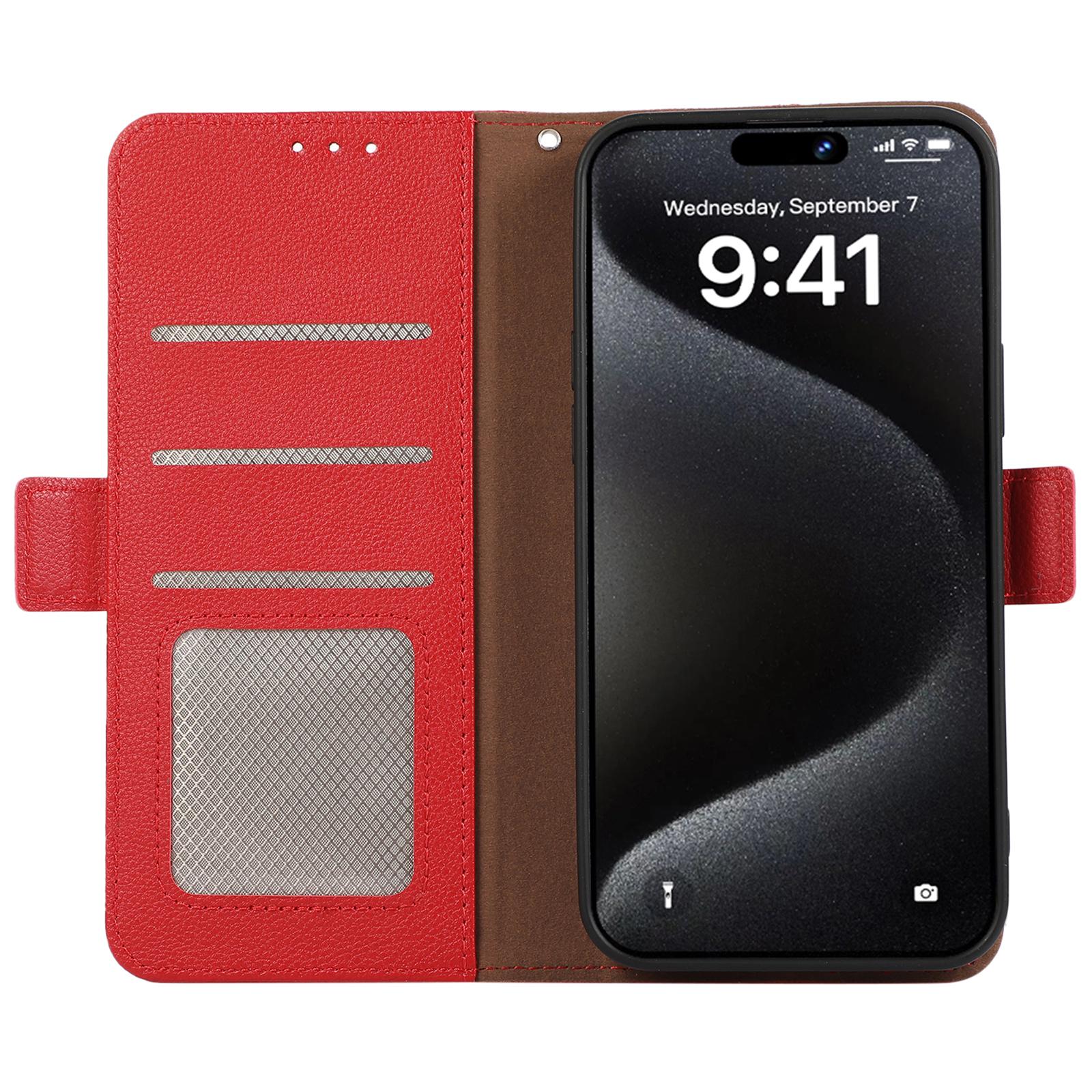 ABEEL For iPhone 15 Pro Max Case RFID Blocking Leather Phone Cover Side Magnetic Clasp Red
ABEEL For iPhone 15 Pro Max Case RFID Blocking Leather Phone Cover Side Magnetic Clasp Red
