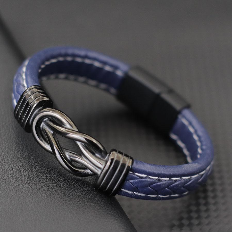 Punk Leather Bracelet For Men Detachable Magnet Buckle Hiphop Rock Wrap Bangle Outdoor Cycling Accessories Pulseria Hombre Joias S 18.5cm 7.3Inch
Punk Leather Bracelet For Men Detachable Magnet Buckle Hiphop Rock Wrap Bangle Outdoor Cycling Accessories Pulseria Hombre Joias S 18.5cm 7.3Inch