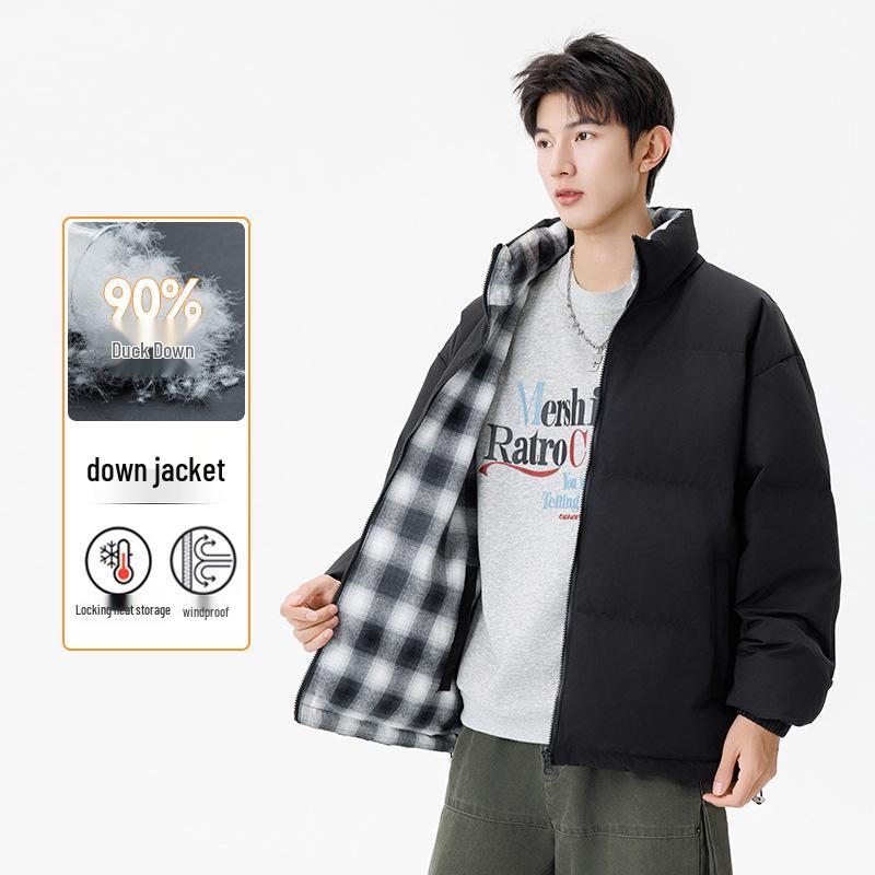 Men s Winter Double-Sided White Duck Down Jacket: Thick, Warm, and Ideal for Couples Large чорний
Men s Winter Double-Sided White Duck Down Jacket: Thick, Warm, and Ideal for Couples Large чорний