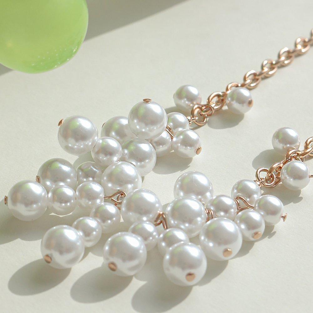 Grape Pearl Necklace (6mm, 8mm) Na0650 Pink Gold
Grape Pearl Necklace (6mm, 8mm) Na0650 Pink Gold