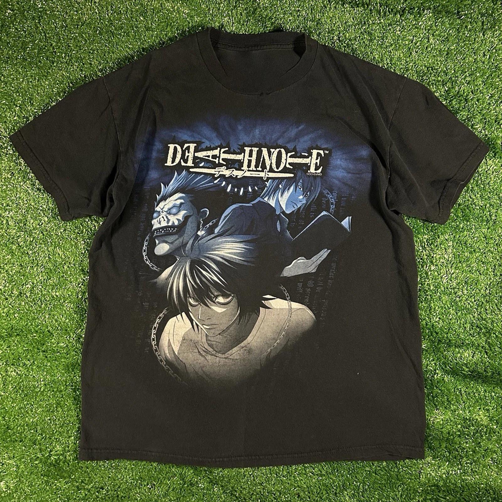 Death note Vintage Anime T-Shirt All Size Black shonen jump NP046 FREE SHIPPING L
Death note Vintage Anime T-Shirt All Size Black shonen jump NP046 FREE SHIPPING L
