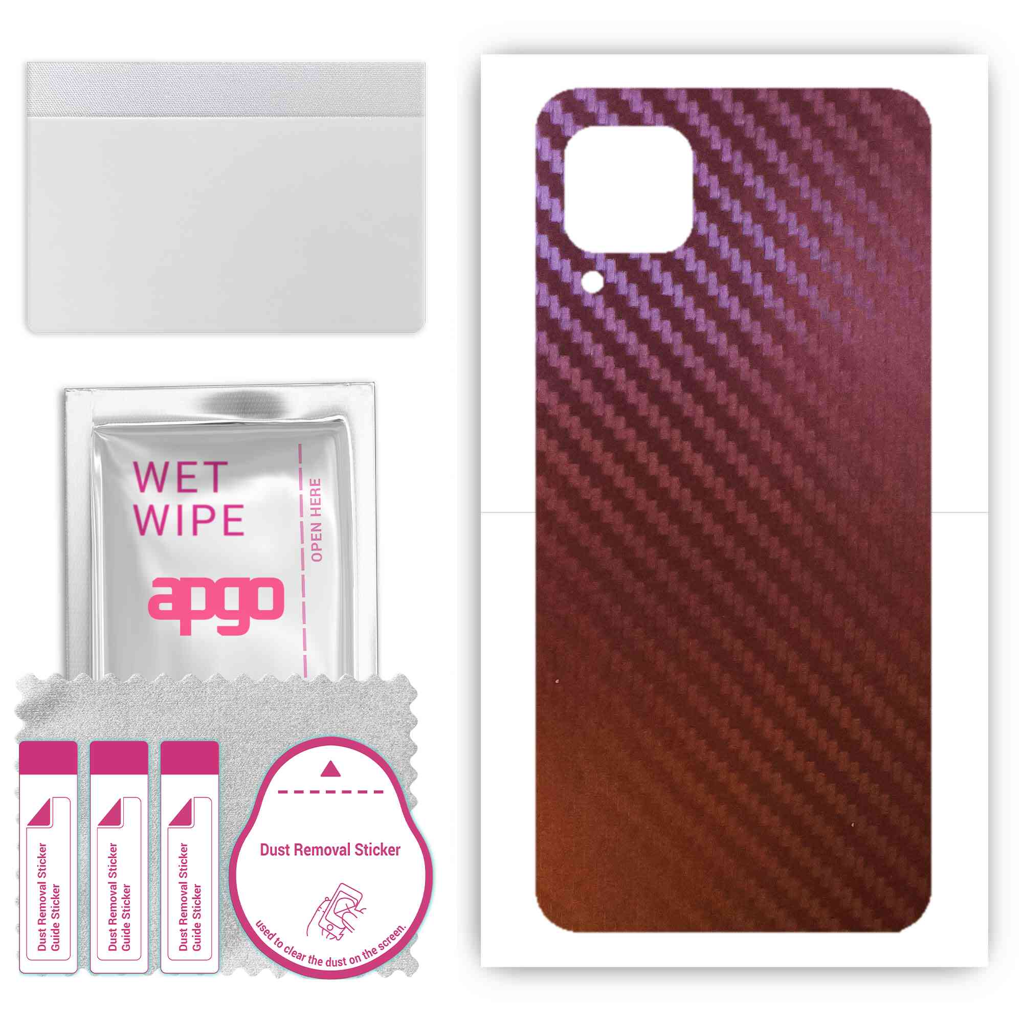 apgo skin sticker film foil vinyl for the BACK compatible with Huawei P40 lite, scratch-resistant, easy to install - Carbon Chameleon CAKA5
apgo skin sticker film foil vinyl for the BACK compatible with Huawei P40 lite, scratch-resistant, easy to install - Carbon Chameleon CAKA5