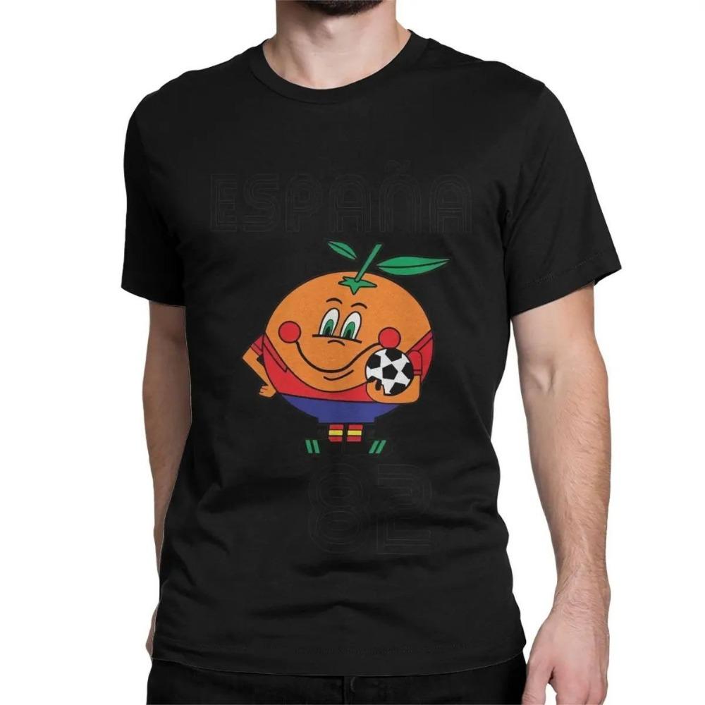 Naranjito T-shirt Men s High Quality Round Neck Spain 82 Spanish Mascot 1982 Football T-shirt Top 6XL
Naranjito T-shirt Men s High Quality Round Neck Spain 82 Spanish Mascot 1982 Football T-shirt Top 6XL