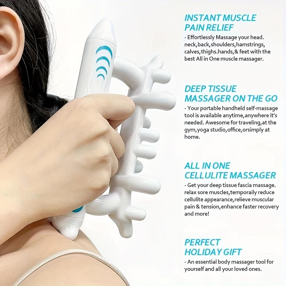 Manual Deep Tissue Massage Wand for Full Body Relief - Portable, Battery-Free Massager for Neck, Shoulder, Leg
Manual Deep Tissue Massage Wand for Full Body Relief - Portable, Battery-Free Massager for Neck, Shoulder, Leg