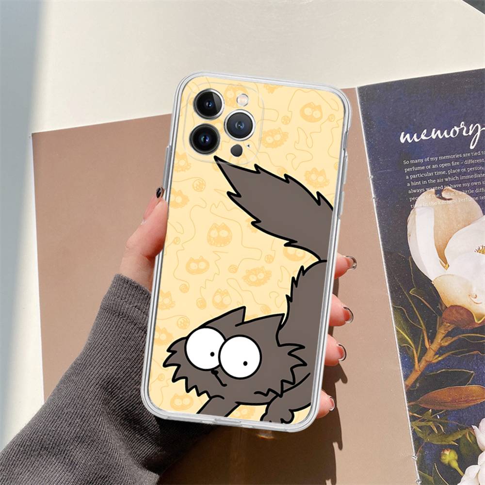 Comedy Animated S-Simons Cat Transparent Soft Phone Case For IPhone 15 12 14 16 17 13 Plus 11 Pro Max 13 Pro iPhone 15pro max
Comedy Animated S-Simons Cat Transparent Soft Phone Case For IPhone 15 12 14 16 17 13 Plus 11 Pro Max 13 Pro iPhone 15pro max