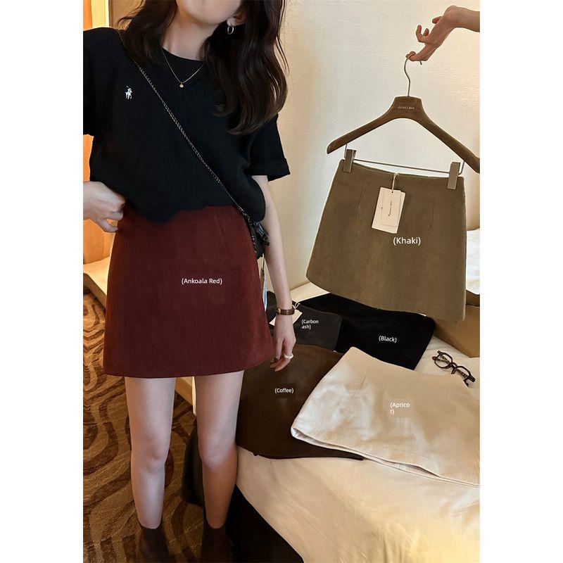 Early Autumn Retro Corduroy Lined Simple Sheath Skirt Ankoala Red L
Early Autumn Retro Corduroy Lined Simple Sheath Skirt Ankoala Red L