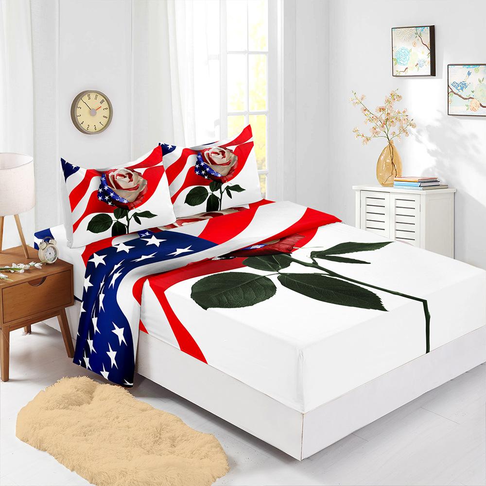 Four-Piece Mattress Sheet Digital Printing Rose Mattress Protective Cover Bedding (90cm * 190cm * 40cm) Pillowcase * 1
Four-Piece Mattress Sheet Digital Printing Rose Mattress Protective Cover Bedding (90cm * 190cm * 40cm) Pillowcase * 1