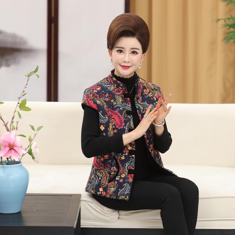 Warm Autumn/Winter Cotton Vest for Women Aged 60-80 - Grandma Style 2XL (110-125 Jin)
Warm Autumn/Winter Cotton Vest for Women Aged 60-80 - Grandma Style 2XL (110-125 Jin)