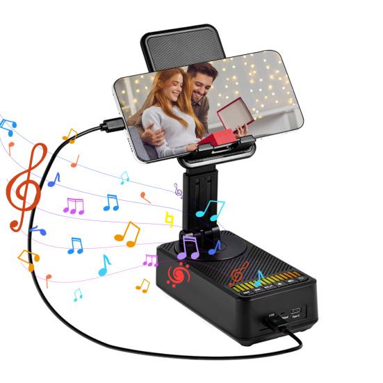 Подставка для мобильного телефона с Bluetooth-совместимым динамиком, портативная складная подставка для телефона
Подставка для мобильного телефона с Bluetooth-совместимым динамиком, портативная складная подставка для телефона