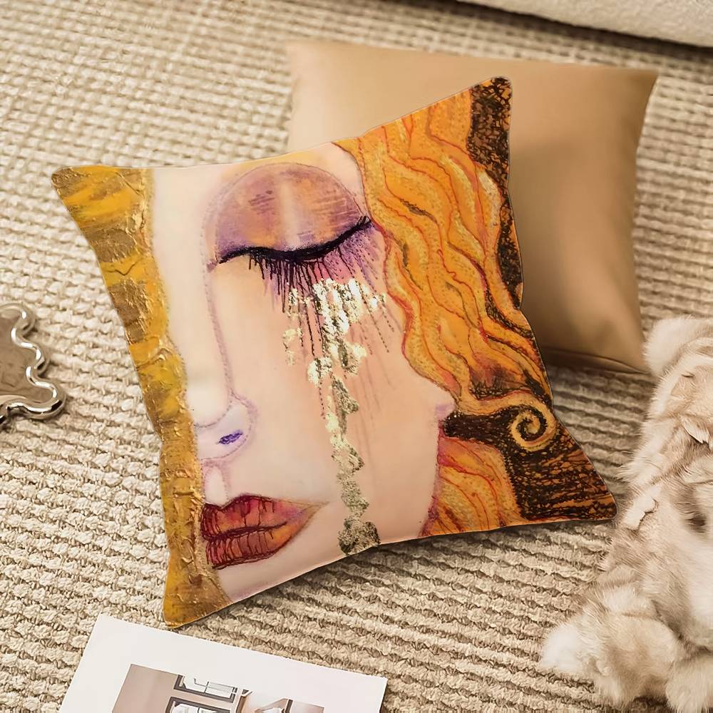 Густав Клімт Масляний живопис Наволочка Антикліщова Невидима блискавка Диван Ліжко 18x18Inch
Густав Клімт Масляний живопис Наволочка Антикліщова Невидима блискавка Диван Ліжко 18x18Inch