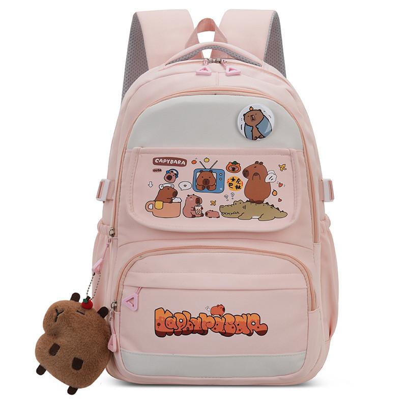 Capybara Cartoon School Backpack With Multi Layer Storage And Padded Shoulder Straps For Teens
Capybara Cartoon School Backpack With Multi Layer Storage And Padded Shoulder Straps For Teens