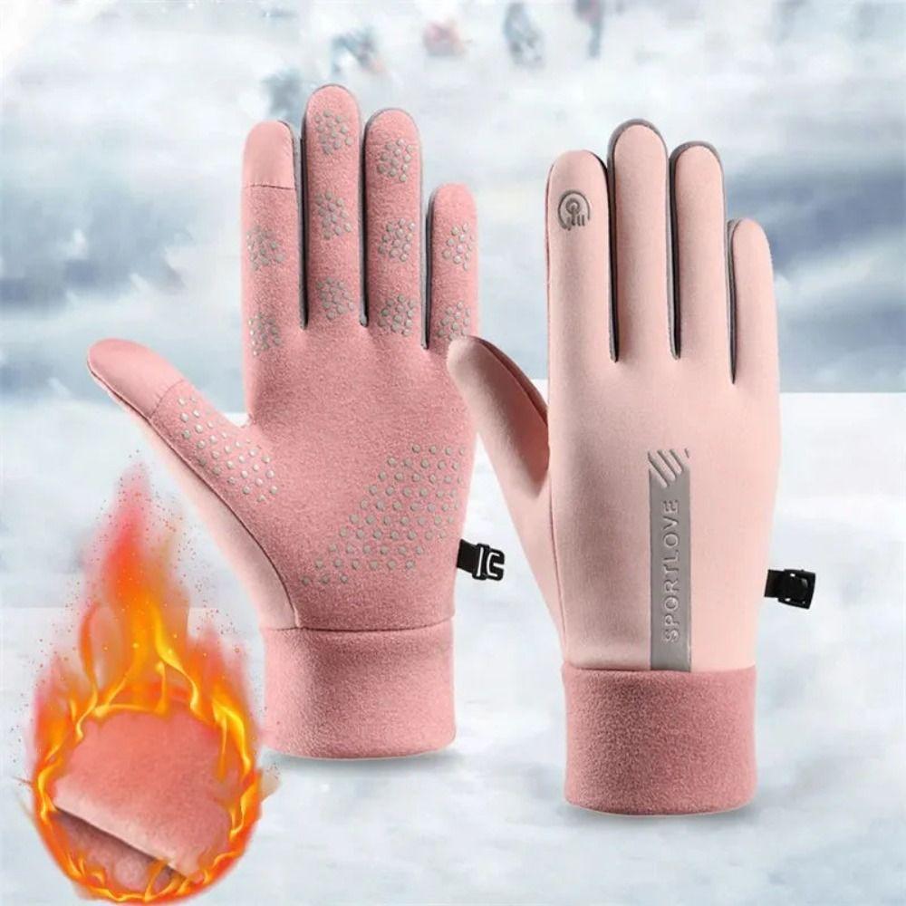 Fleece Mittens Cold Resistance Skiing Mittens NEW Winter Gloves Bicycle рожевий
Fleece Mittens Cold Resistance Skiing Mittens NEW Winter Gloves Bicycle рожевий