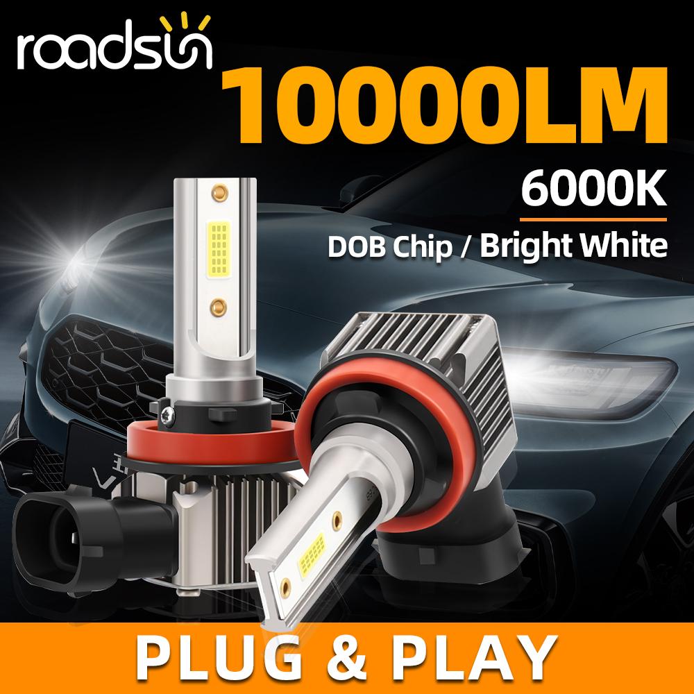 HB4 H11/H8 LED Fog Light Bulbs Or DRL 10000LM 6000K 9005 9006 H7 H11 LED DOB Chips Headlight Replacement for Cars Play and Plug H11
HB4 H11/H8 LED Fog Light Bulbs Or DRL 10000LM 6000K 9005 9006 H7 H11 LED DOB Chips Headlight Replacement for Cars Play and Plug H11
