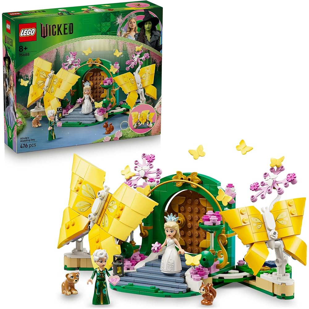 LEGO Wicked Glinda s Wedding Toy Set for Kids Age 8-10 Building Blocks for Girls and Boys 75688
LEGO Wicked Glinda s Wedding Toy Set for Kids Age 8-10 Building Blocks for Girls and Boys 75688