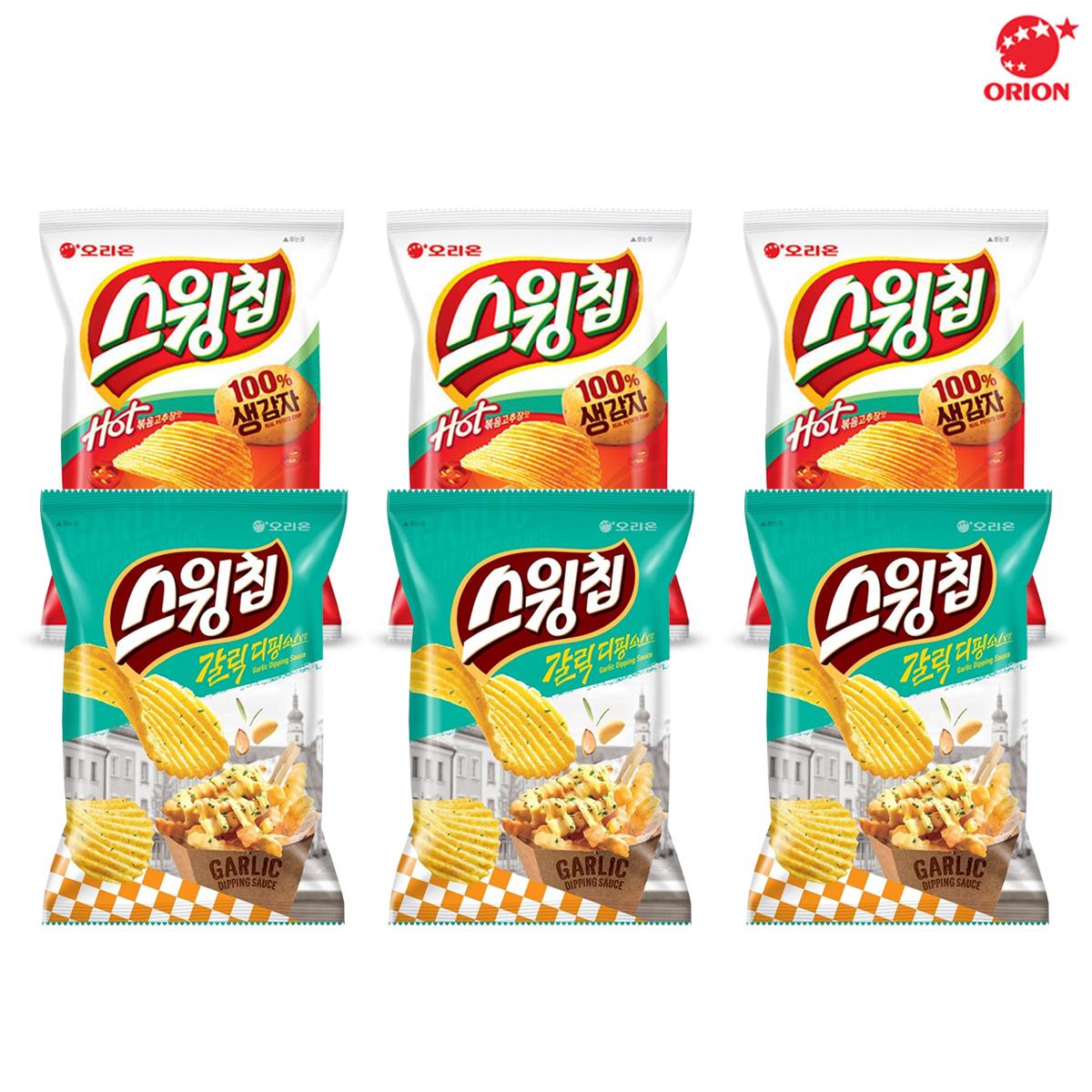 Чипсы Orion Swing Chips 124 г (2 разных вкусовых пакета) 3
Чипсы Orion Swing Chips 124 г (2 разных вкусовых пакета) 3