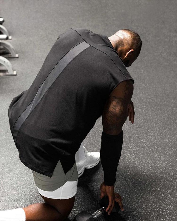 Европейская и американская хлопковая майка для фитнеса большого размера свободного кроя XXL
Европейская и американская хлопковая майка для фитнеса большого размера свободного кроя XXL