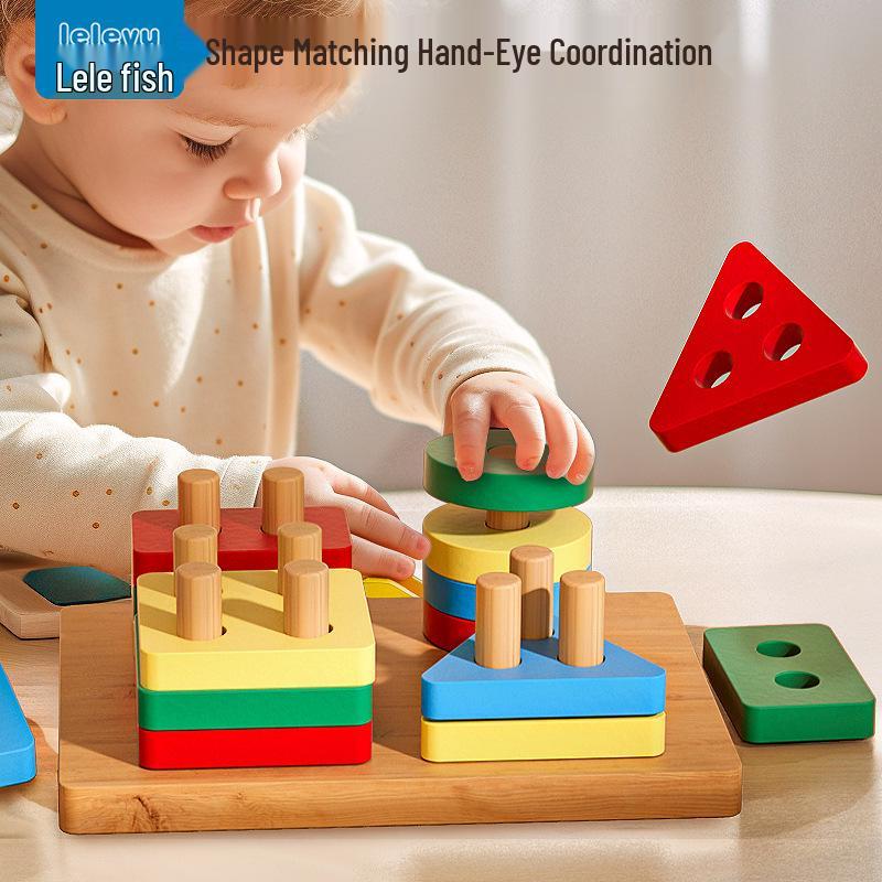 Montessori Wooden Geometric Shape Matching Set - Four/Six Column Toy for Early Childhood Education
Montessori Wooden Geometric Shape Matching Set - Four/Six Column Toy for Early Childhood Education