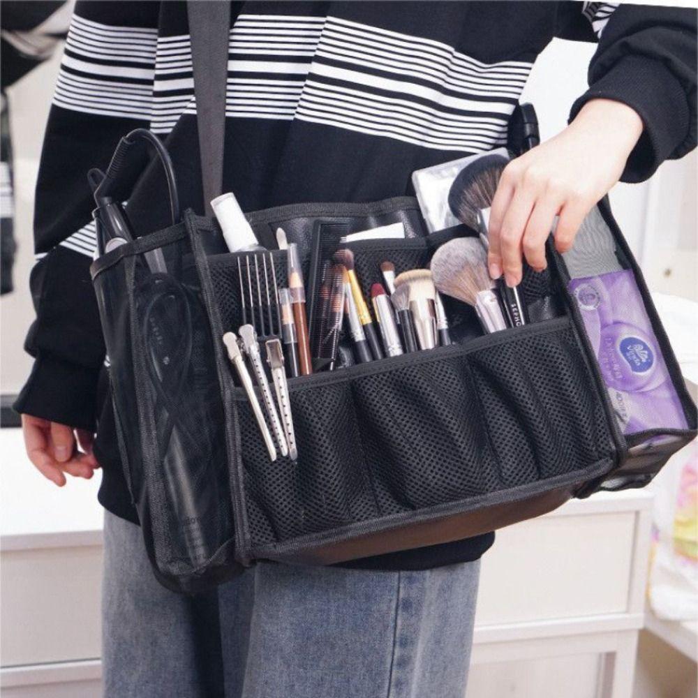 Large Capacity Cosmetic Brush Storage Bag Black Color Hair Stylist Bag Makeup Application чорний
Large Capacity Cosmetic Brush Storage Bag Black Color Hair Stylist Bag Makeup Application чорний