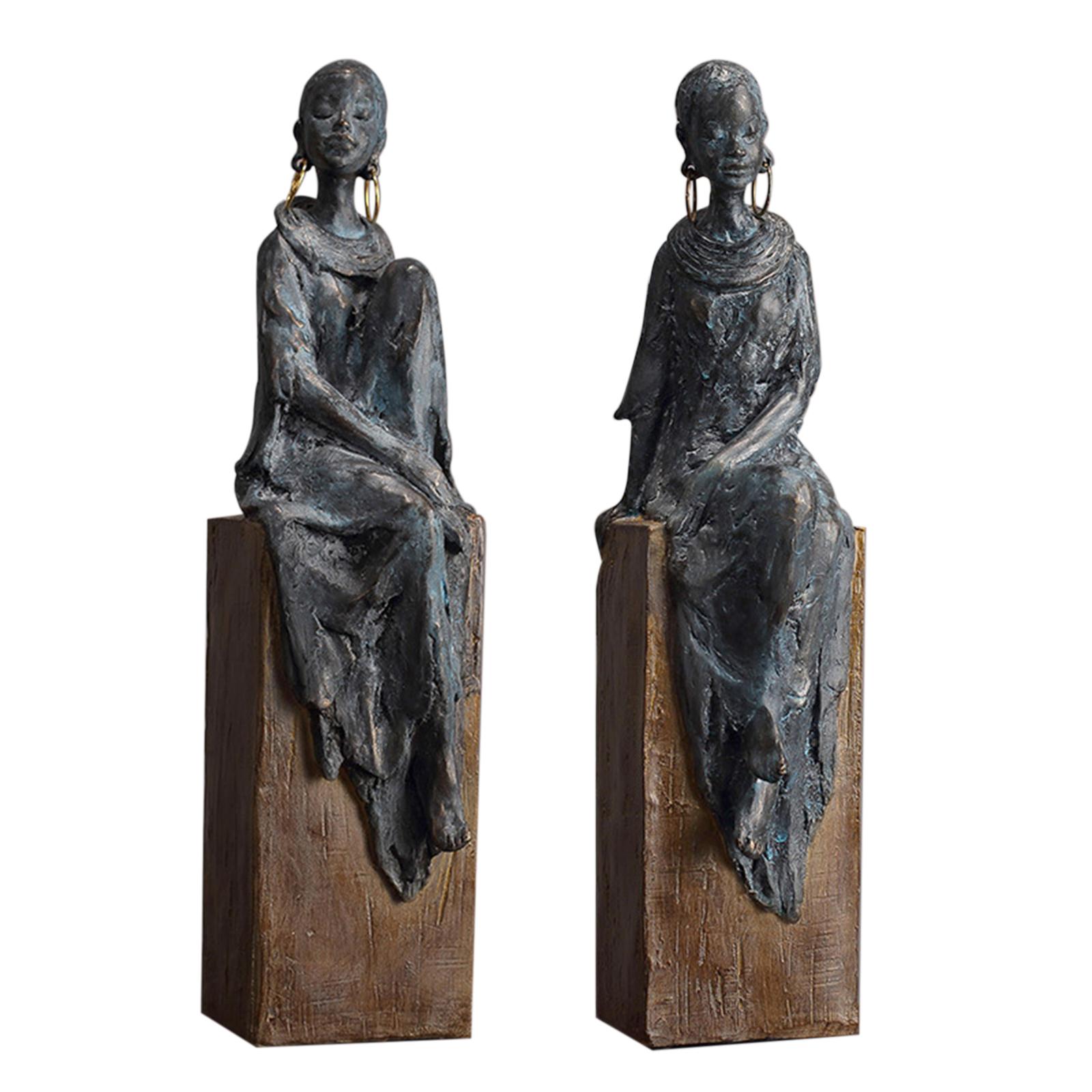 African Statues Figurines Sculpture Women Figure Girls Tribal Lady Decor 16cmx14cmx41.5cm
African Statues Figurines Sculpture Women Figure Girls Tribal Lady Decor 16cmx14cmx41.5cm
