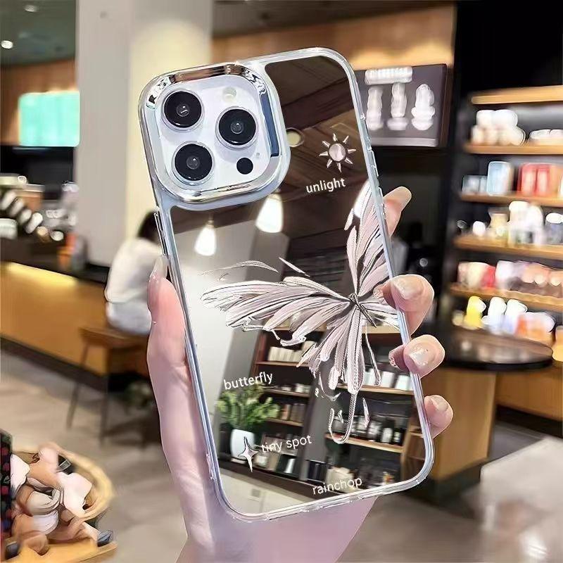 Butterfly Mirror Phone Case for iPhone 17 Pro Max - Makeup Touch-up Compatible with Apple 11 to 14 Series iPhone 15 Plus
Butterfly Mirror Phone Case for iPhone 17 Pro Max - Makeup Touch-up Compatible with Apple 11 to 14 Series iPhone 15 Plus